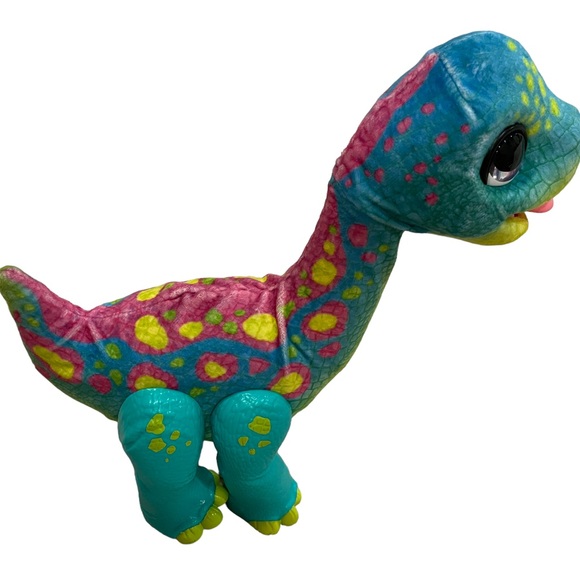 FurReal Snackin’ Sam The Bronto Interactive Animatronic Dinosaur Plush Ages 4 Up - Picture 6 of 9